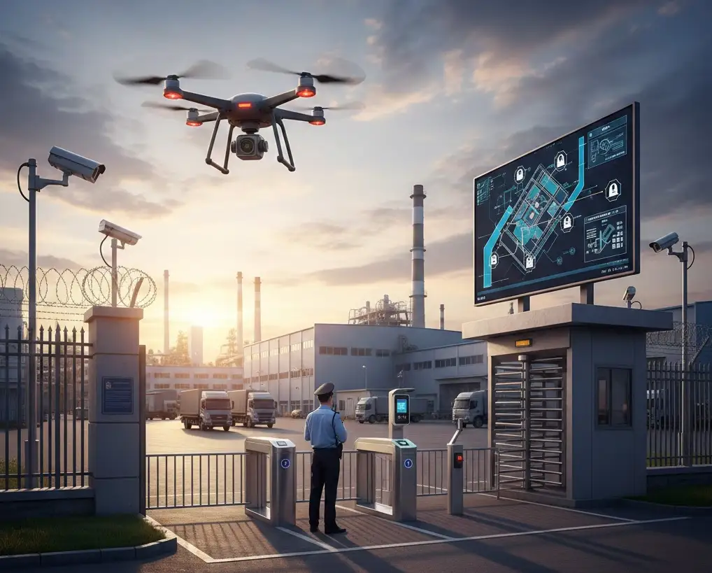 Kiểm soát ra vào nhà máy