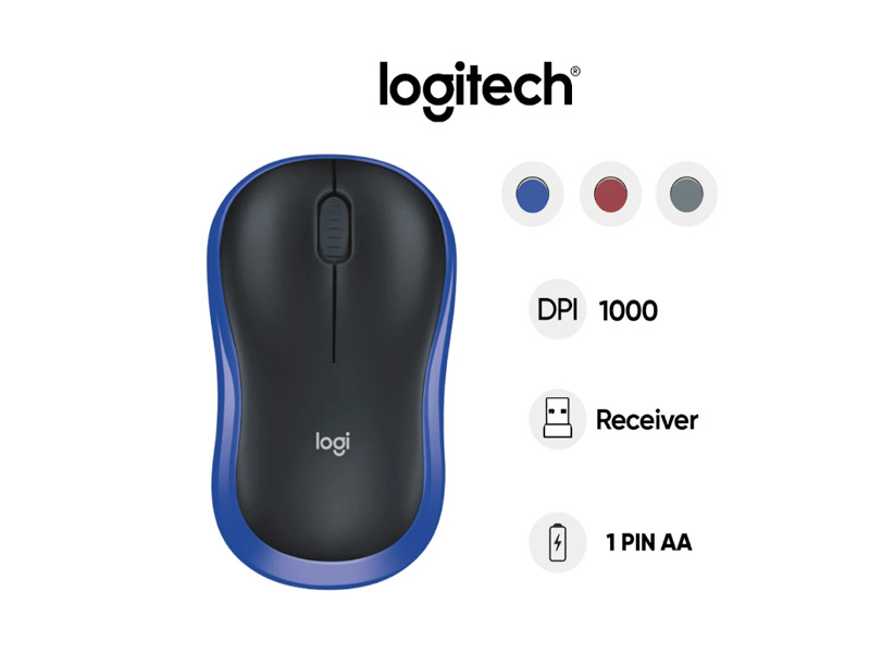 Chuột máy tính không dây Logitech M185