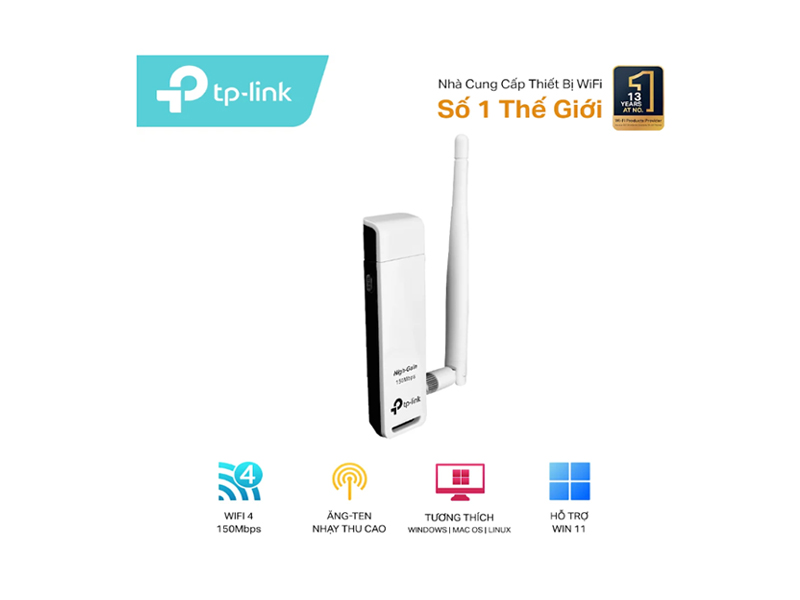 USB thu sóng wifi TPLink TL-WN722N