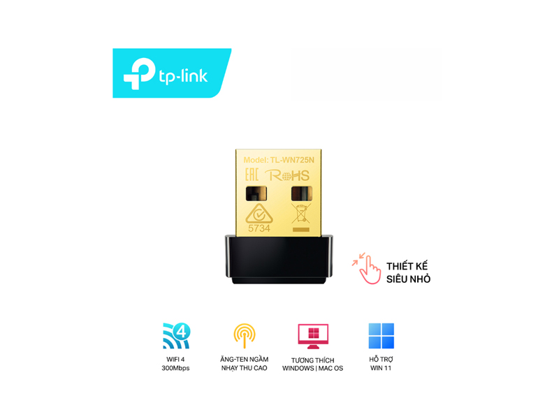 USB thu sóng Wifi TPLink TL-WN725N
